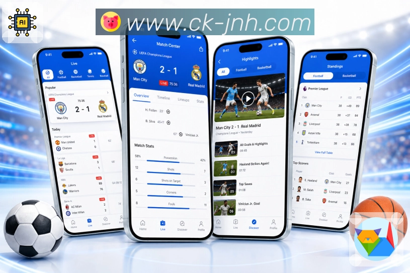 扫码下载App赛事提醒页面